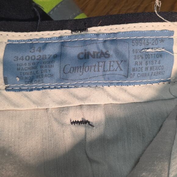 2-Pack Cintas Navy Blue 59945-20 Hi-Vis Reflective Work Pants 34x28 Comfort Flex - Picture 4 of 8